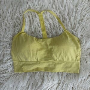 Auden Light Yellow Sports Bra